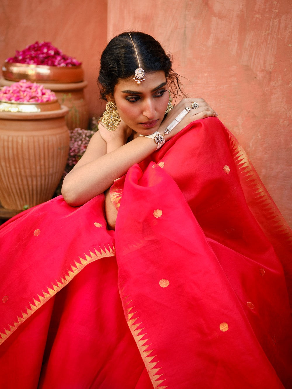 FROBIDDEN ROSE ZIYA LEHENGA SET