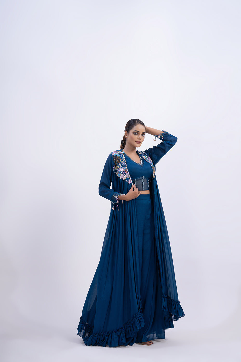 Navy Shrug set