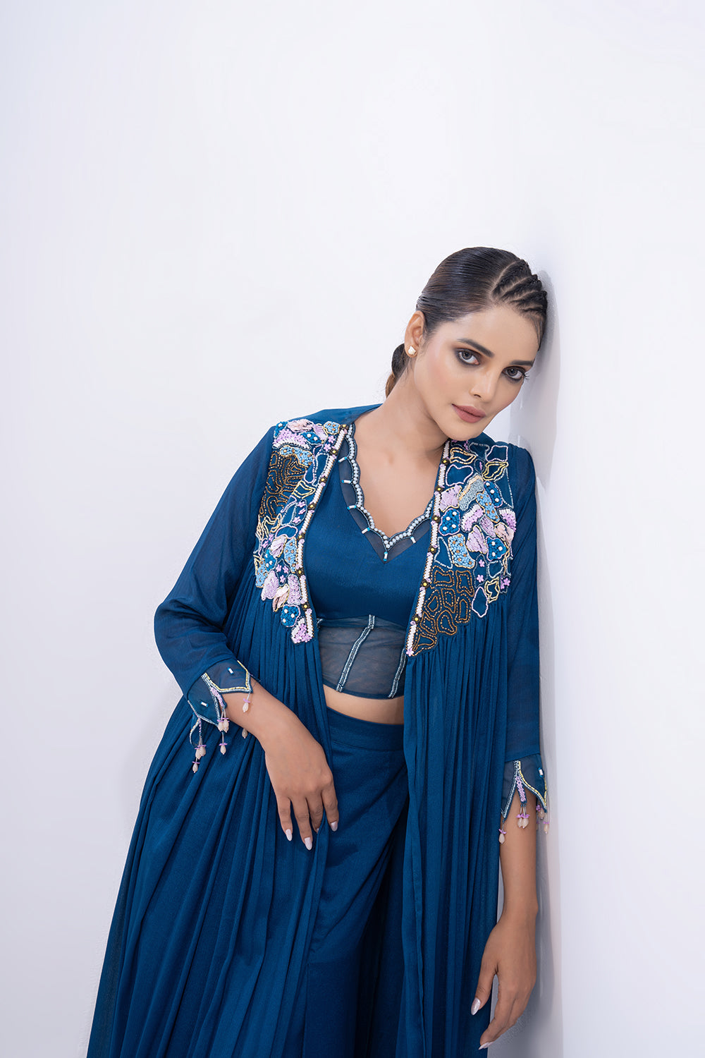 Navy Shrug set