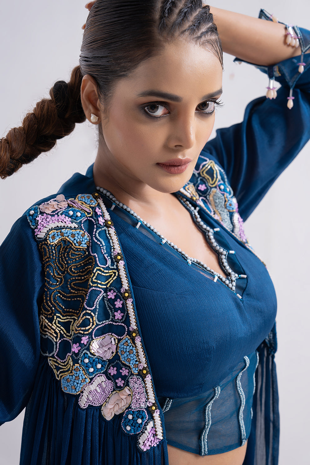 Navy Shrug set