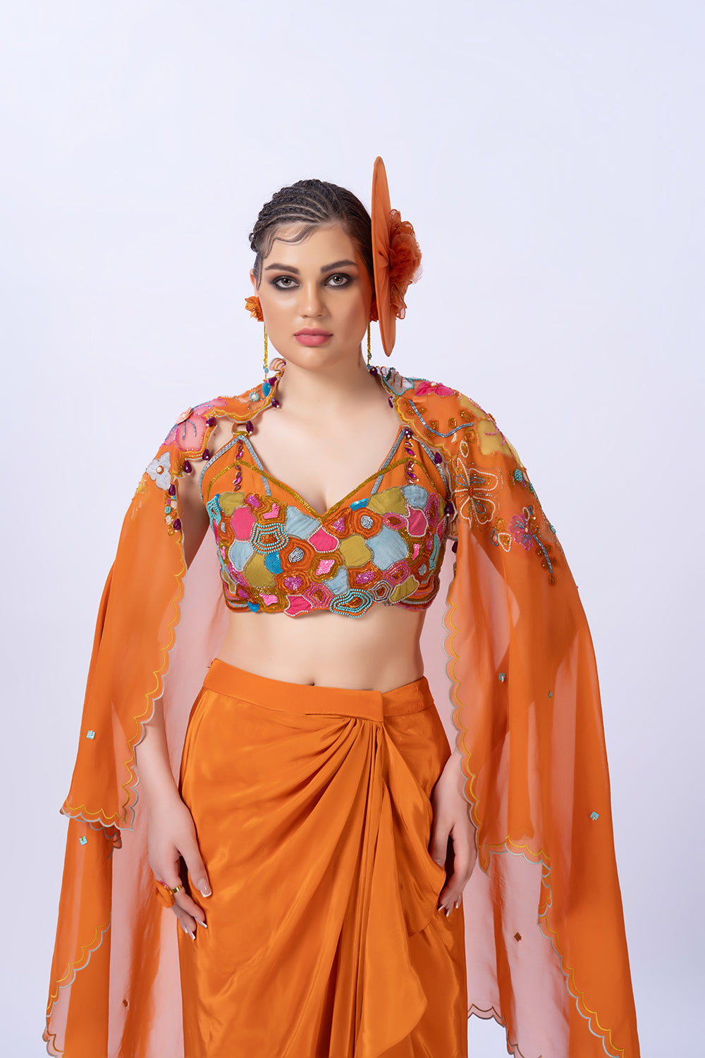 orange shrug set