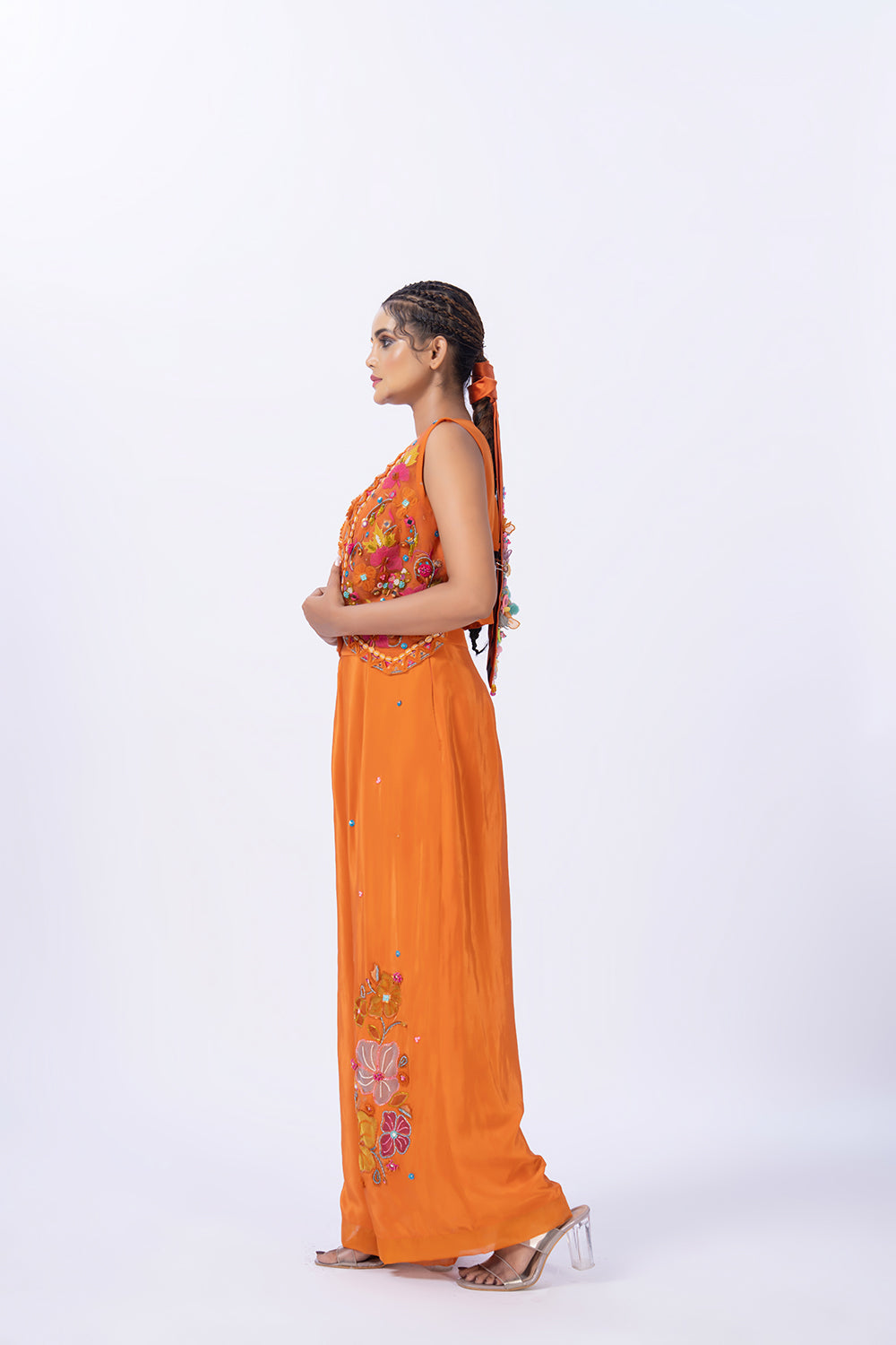 Orange pant set