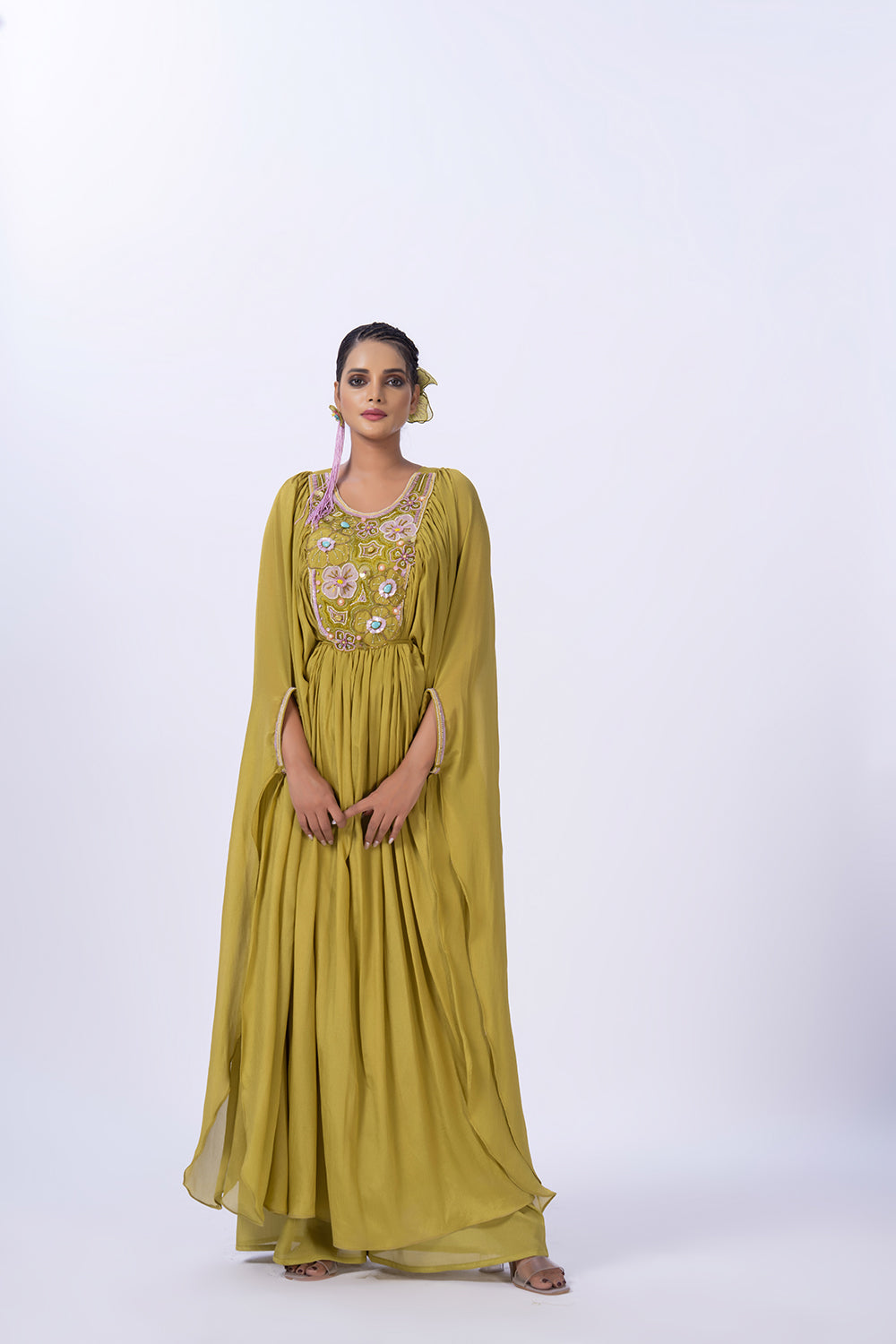 Lime Green Kaftan