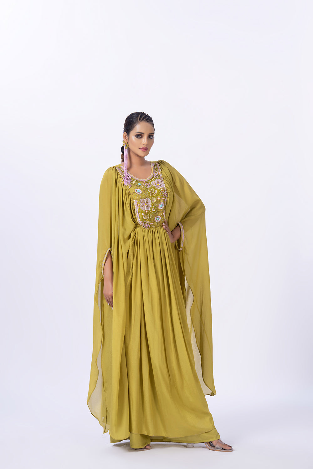 Lime Green Kaftan
