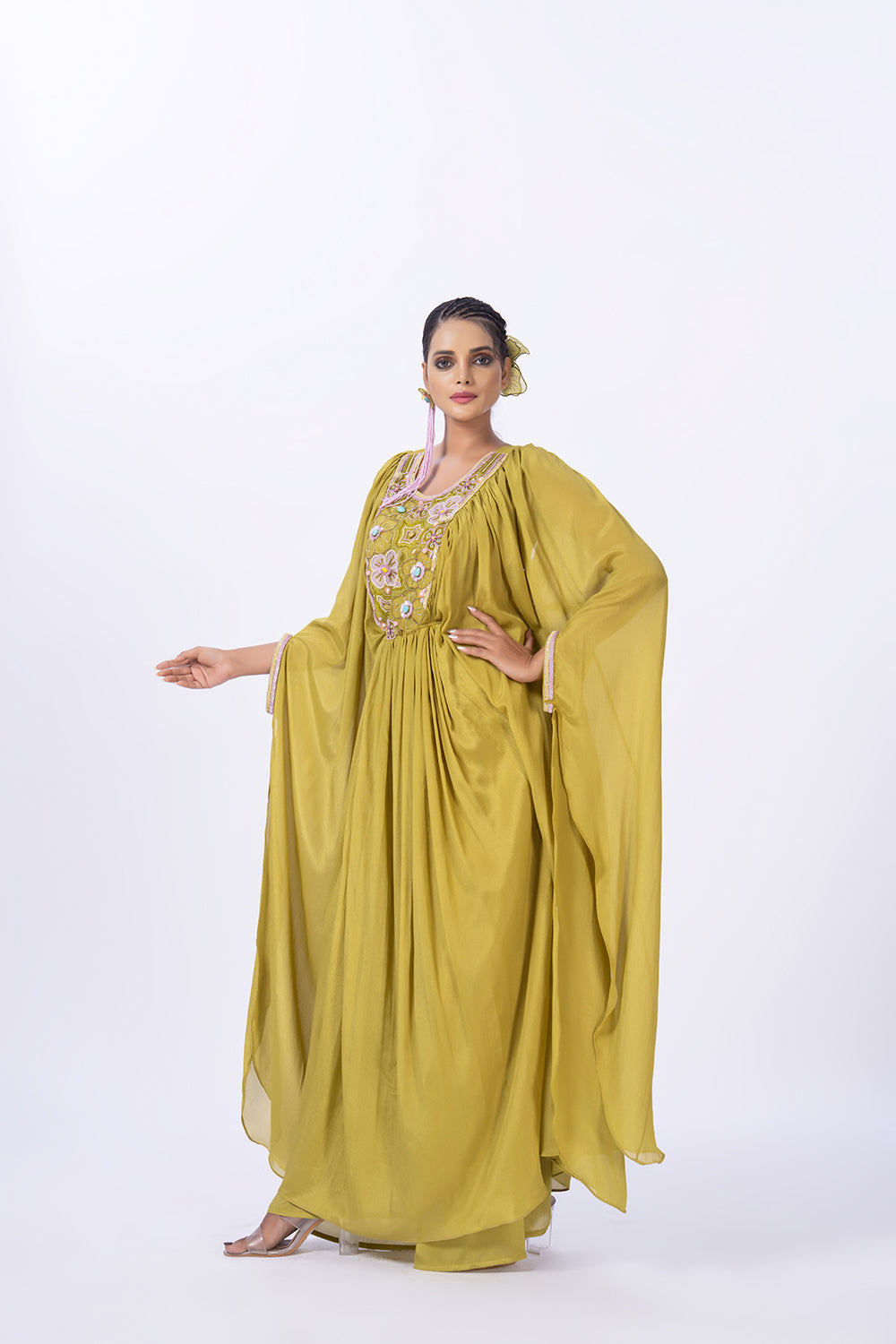 Lime Green Kaftan