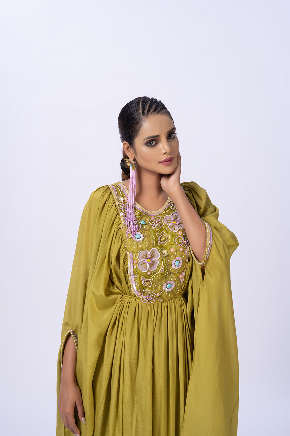 Lime Green Kaftan