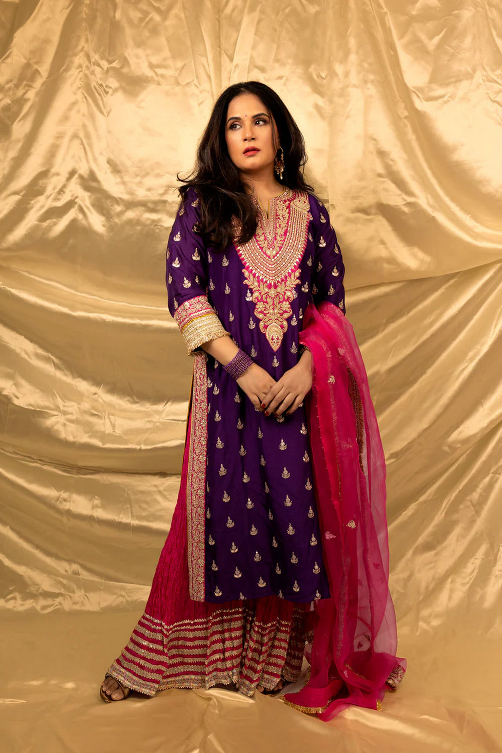 Richa Chadda in Fitoor Sharara Set