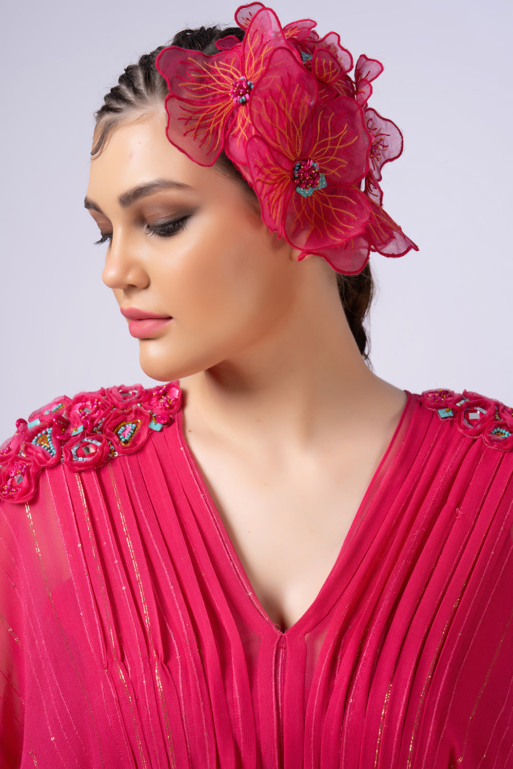 Fuchsia kaftan