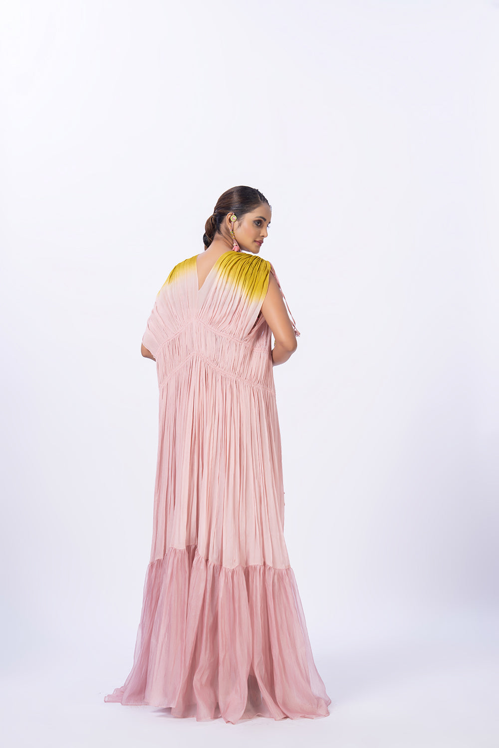 Ombre Pant set with blouse and a fancy Shrug.