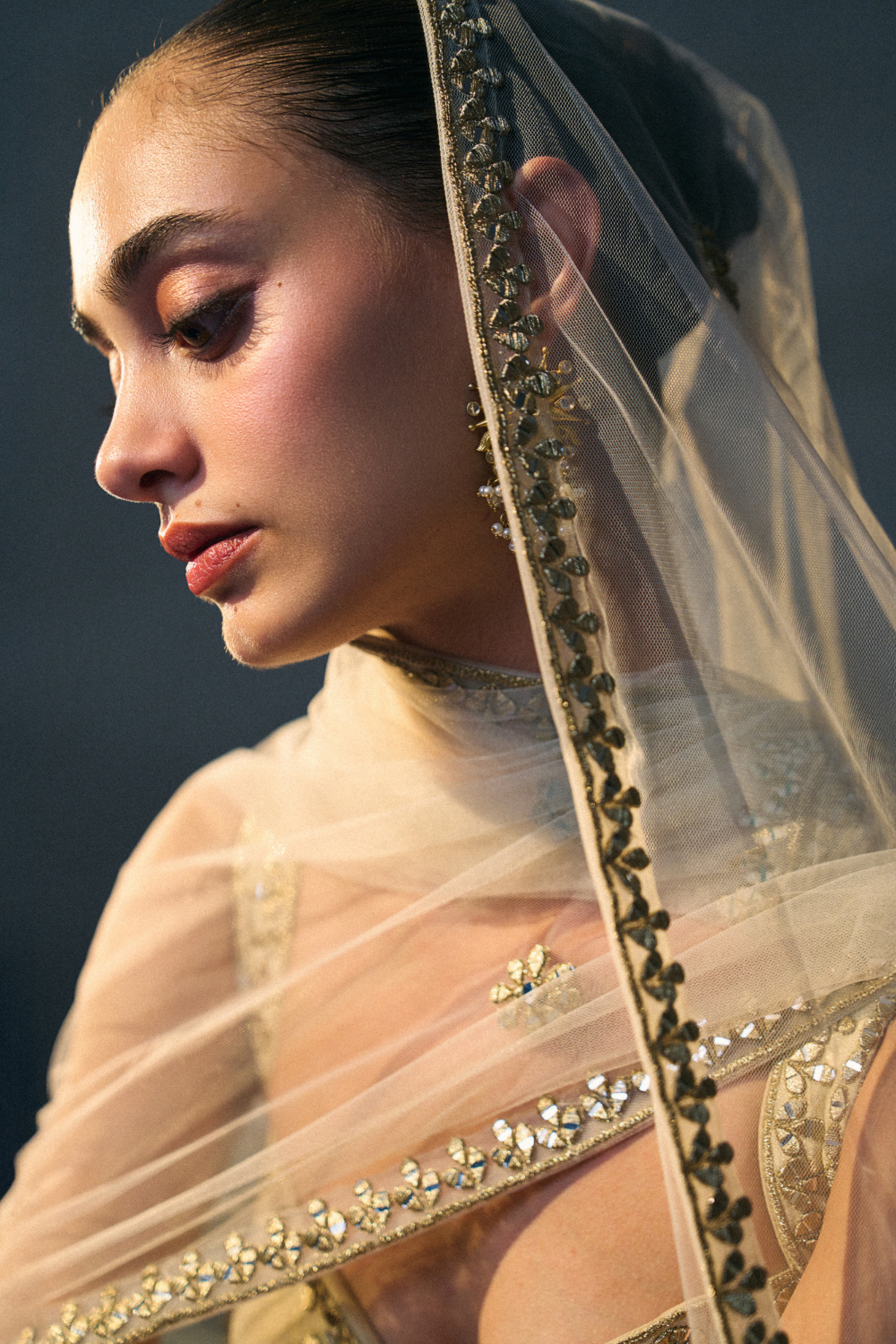 Gold Benarasi Festive Lehenga Set