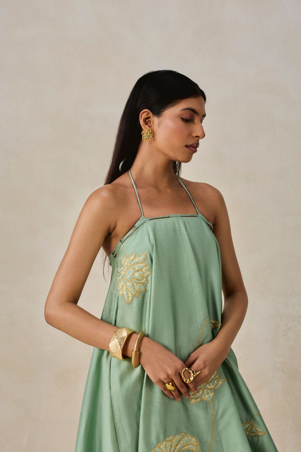 Sage Green Midi Dress