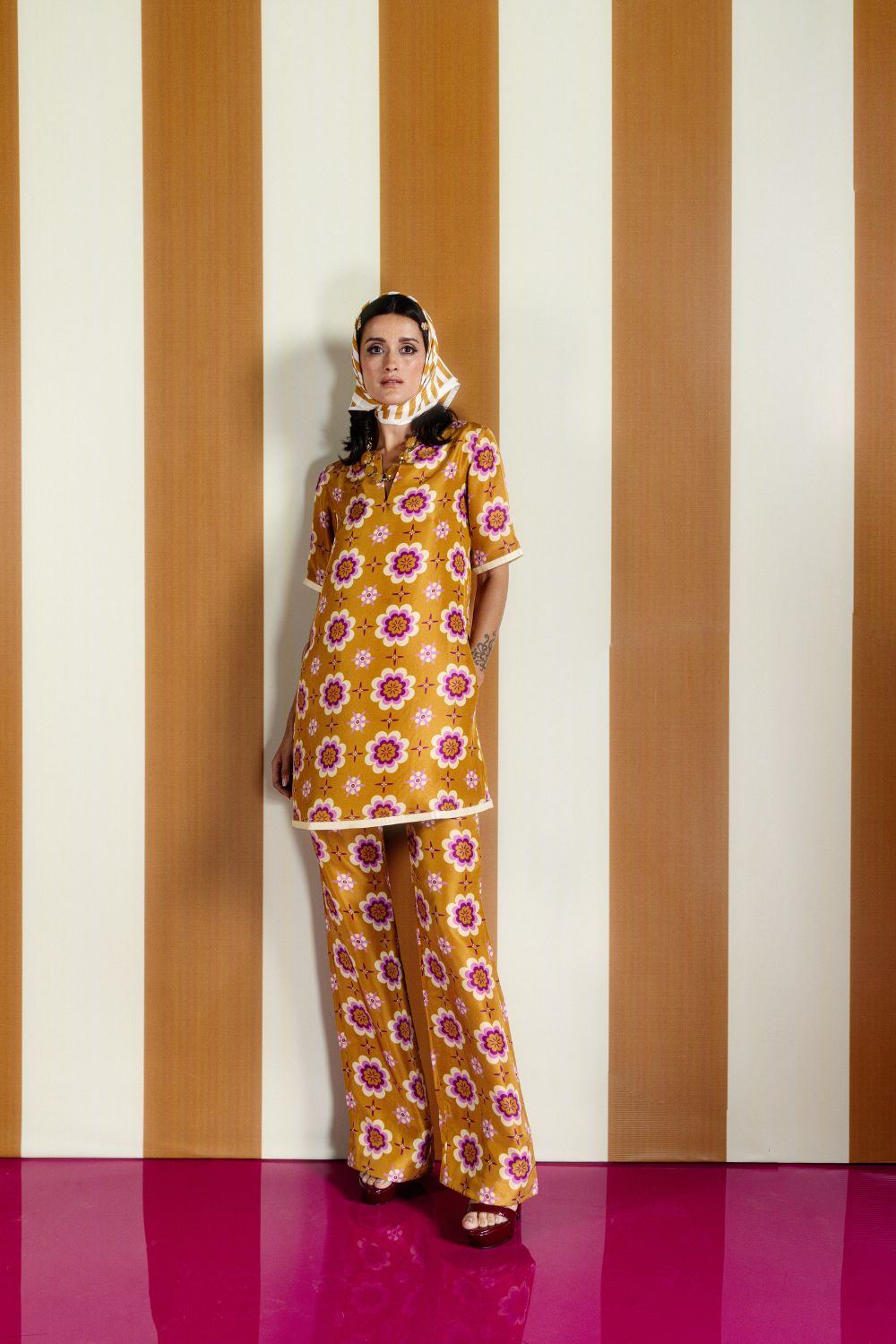 The Twiggy Bloom Bellbottom Set