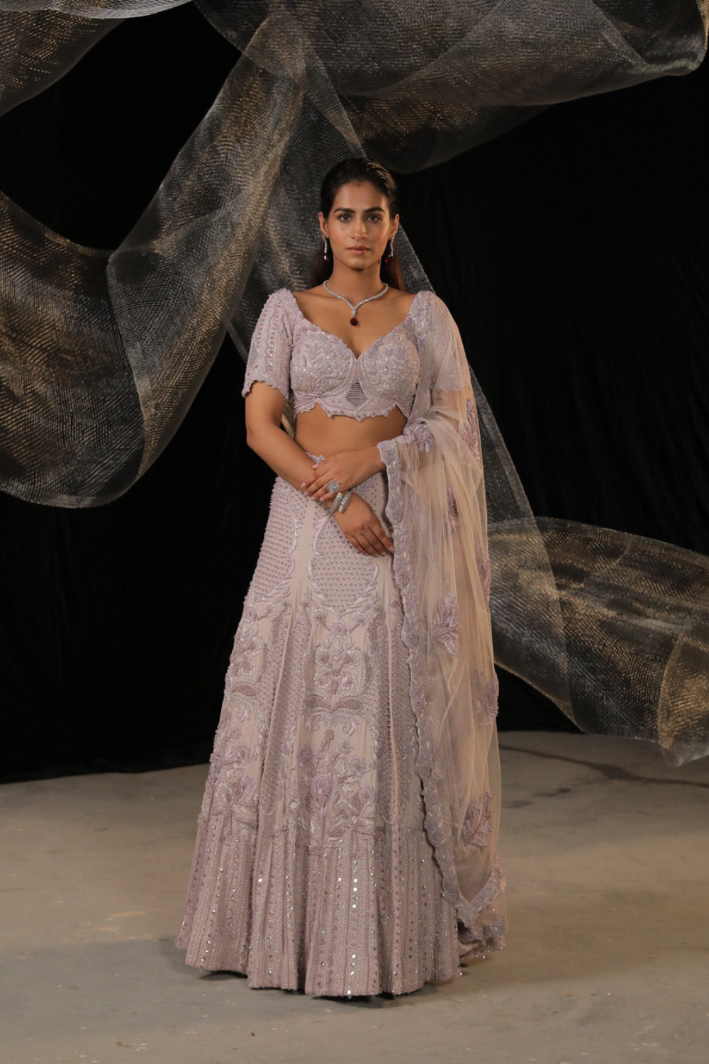 Peri Winkle Lehenga