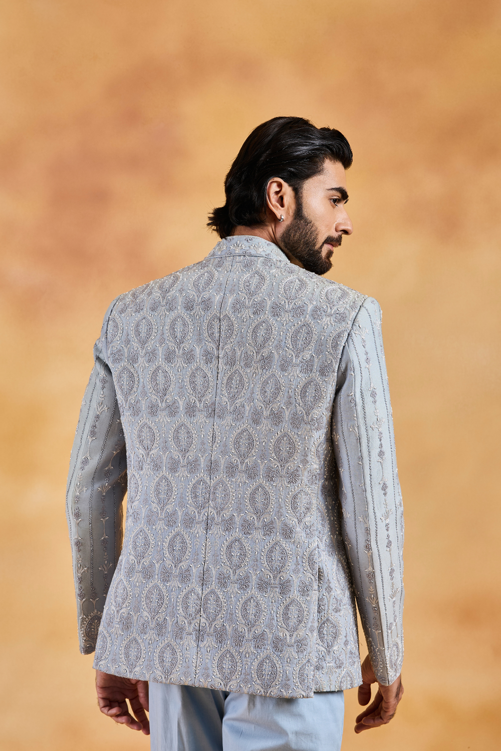 Powder Blue Jodhpuri Suit Set