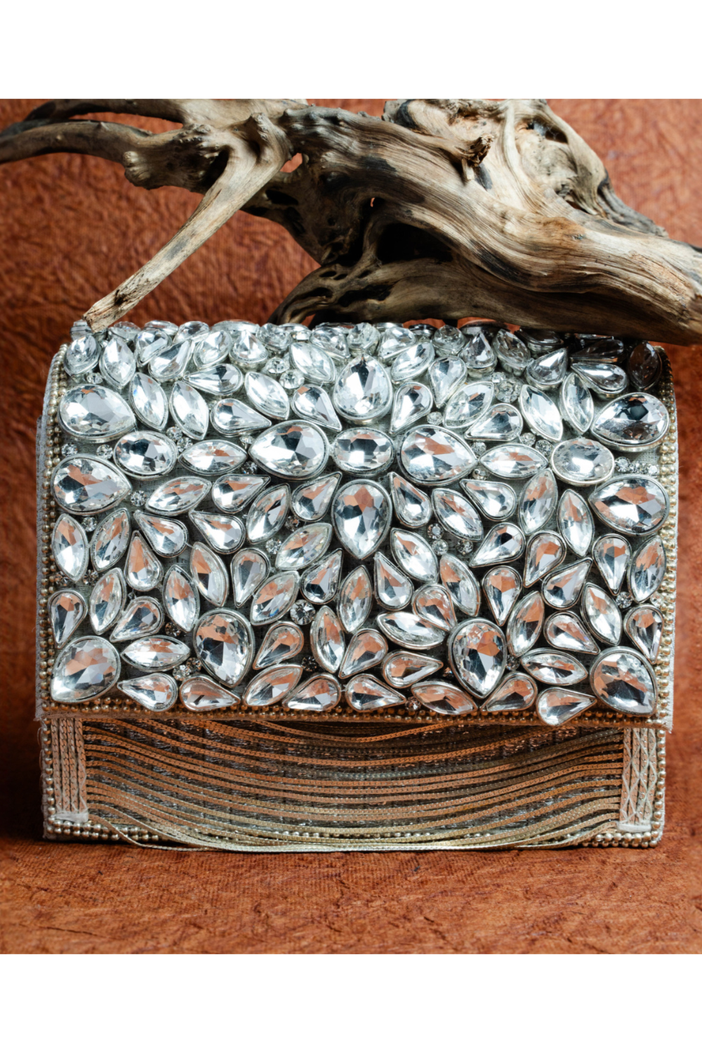 Diamond Hinted Kasse Silver
