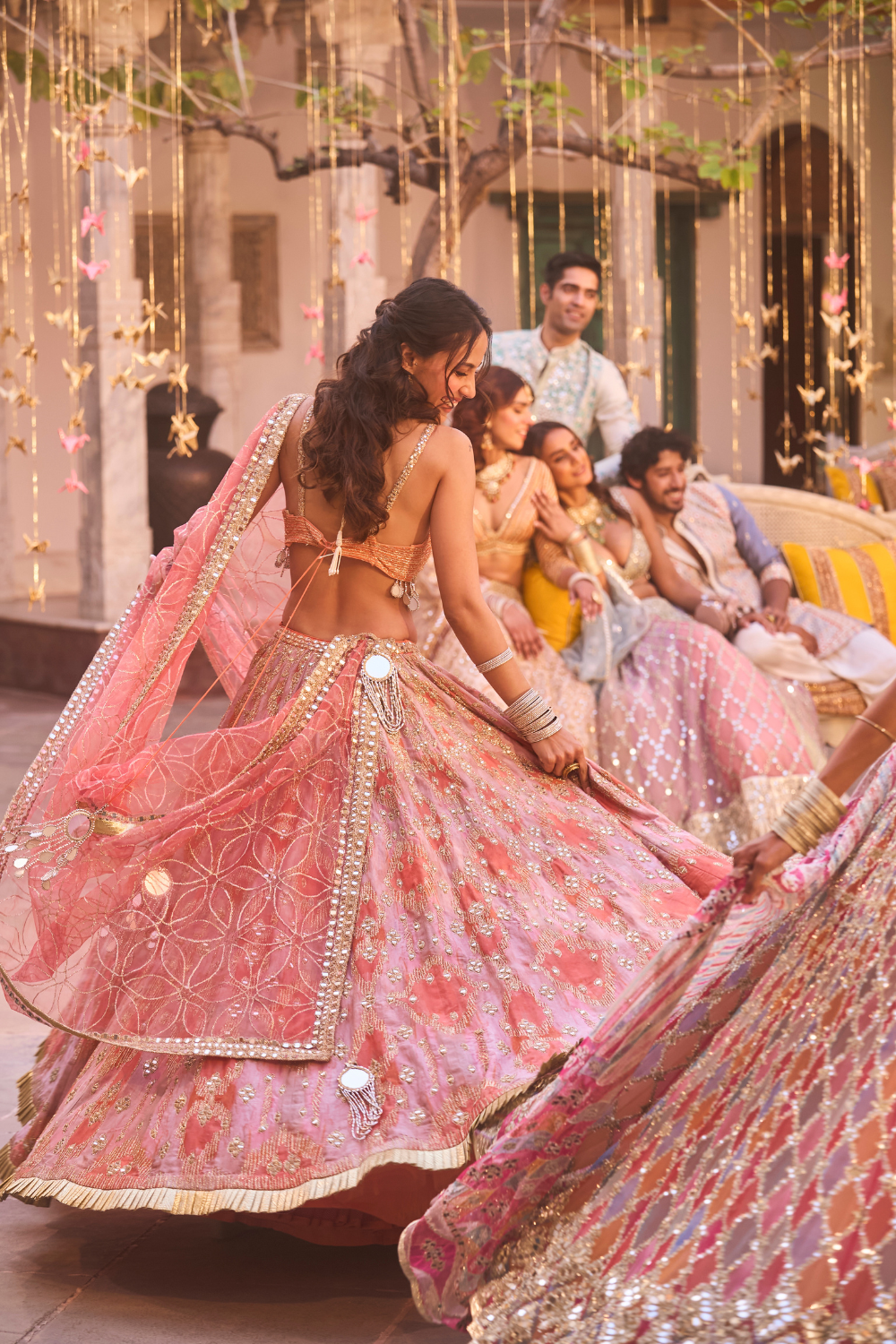 Muted Hues Printed Lehenga
