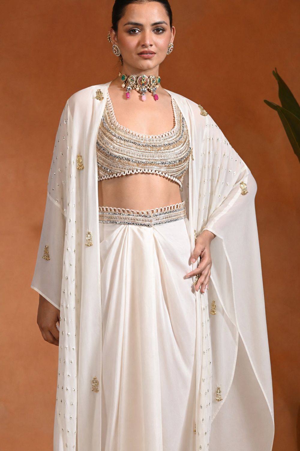 Ivory Karl drape Set