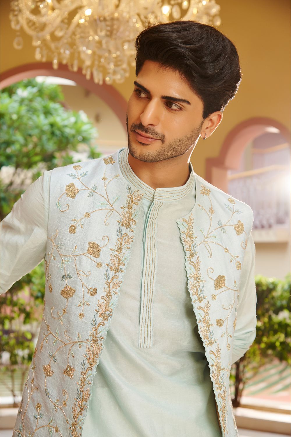 Gazal Nehru Jacket Set