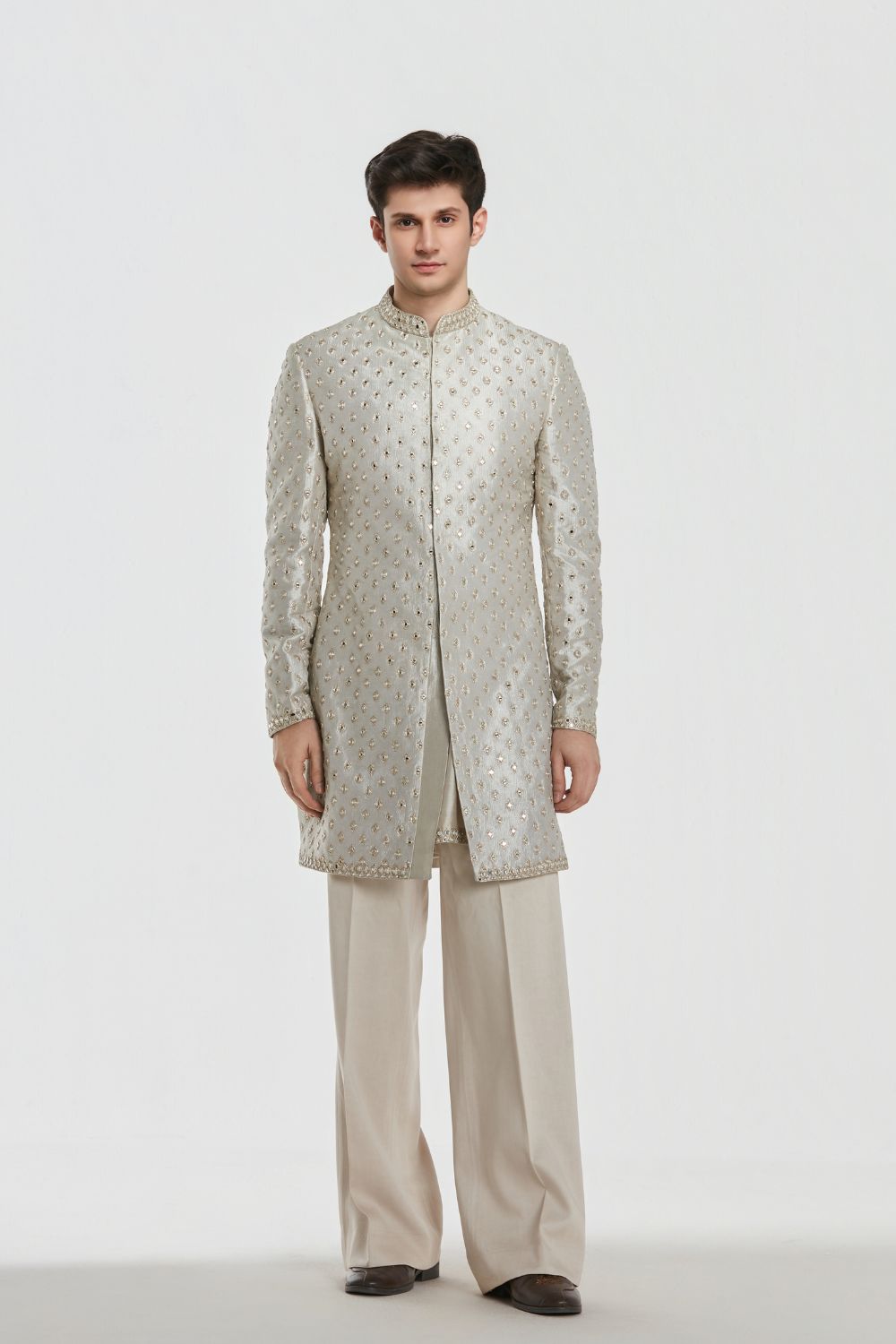 Shrine Opal Sherwani Set