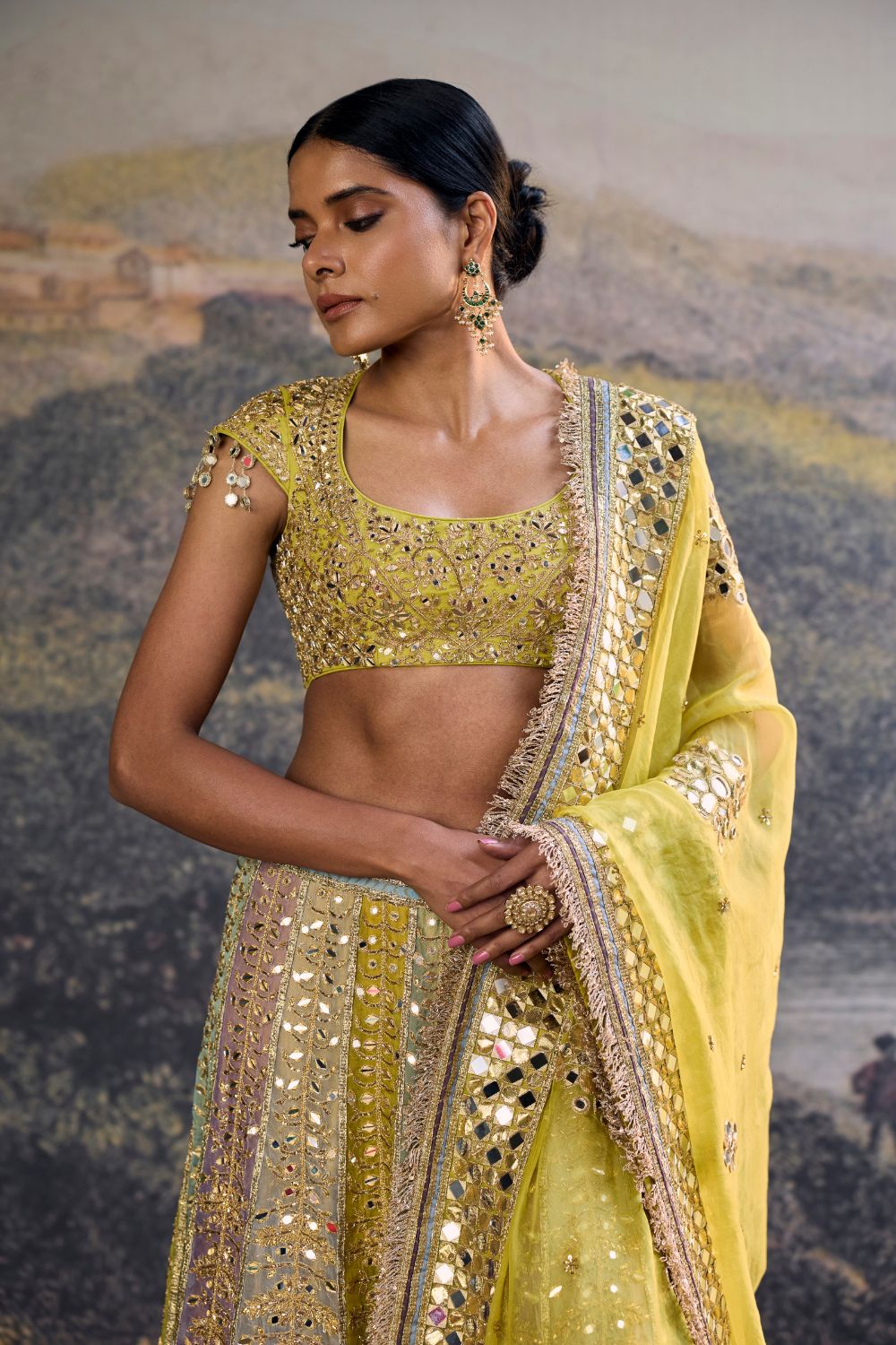 Rang Mahal Mirror Lehenga Set