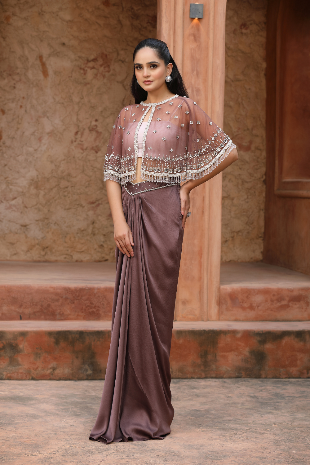 Dusky Enchant Cape Set