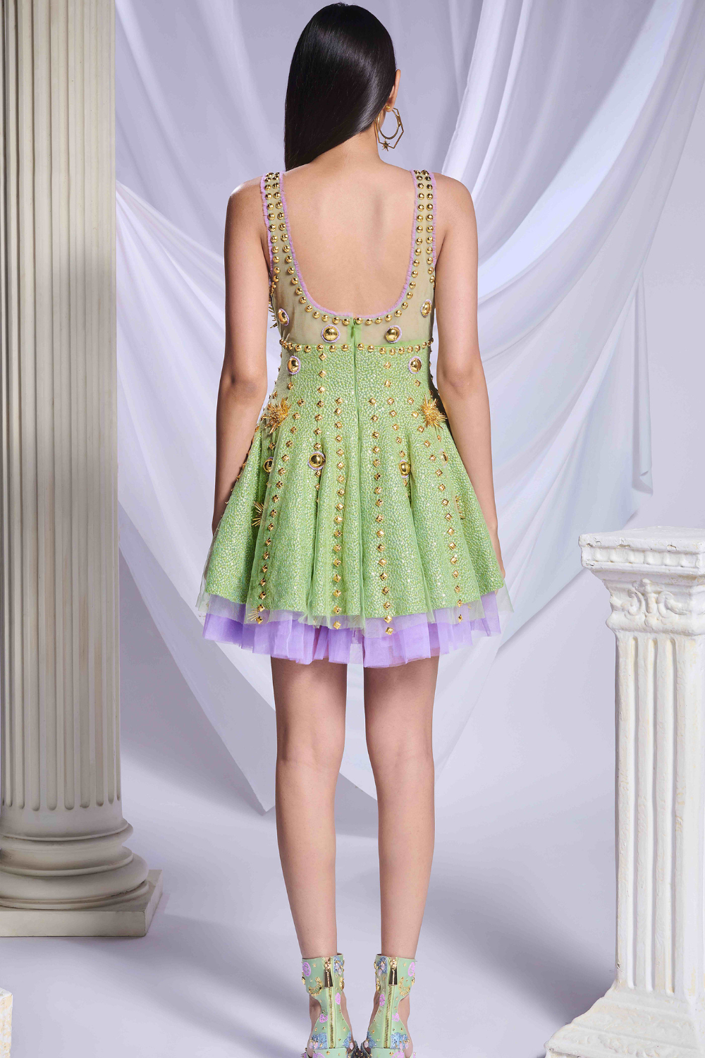 Nebula Nightfall Baby Doll Dress