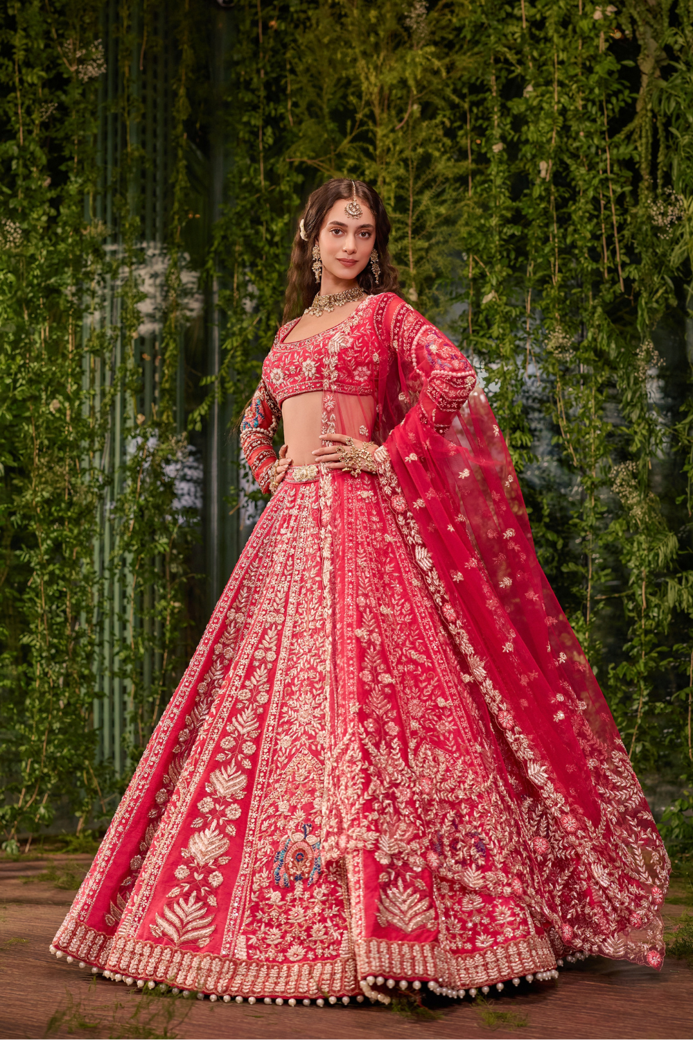 Mayura- The imperial peacock lehenga