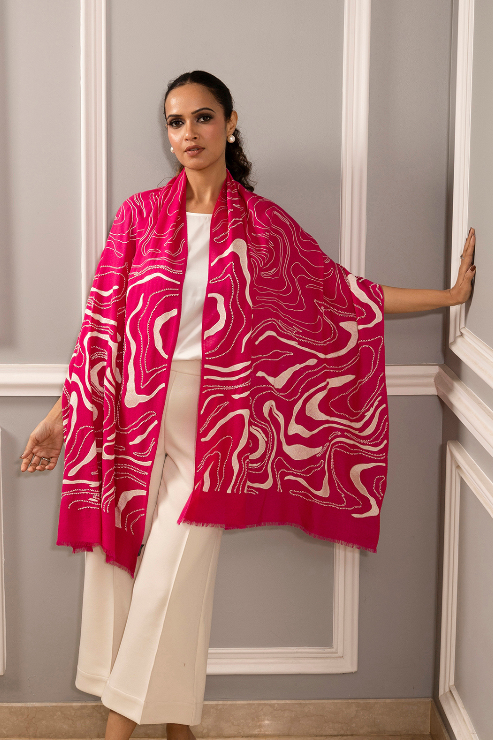Sand Dunes | Wool Silk Stole