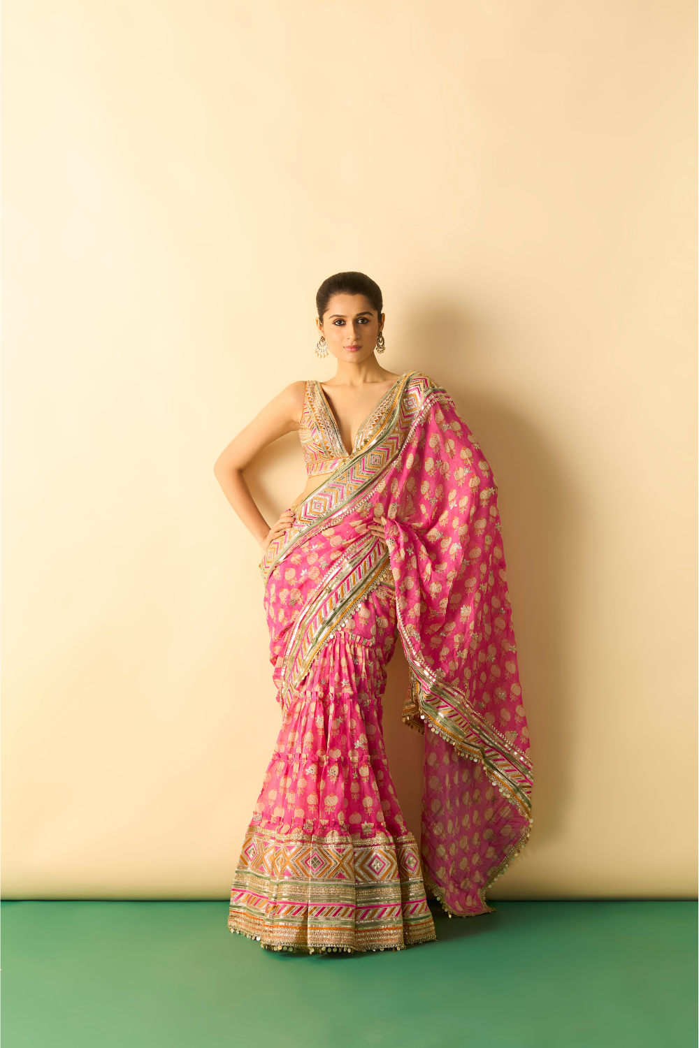 Jasleen Saree Set