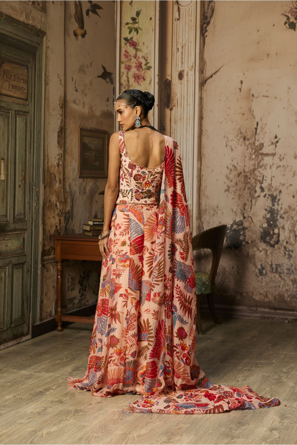 BLUSH PINK PRINTED AND HIGHLIGHTED CO-ORD SET