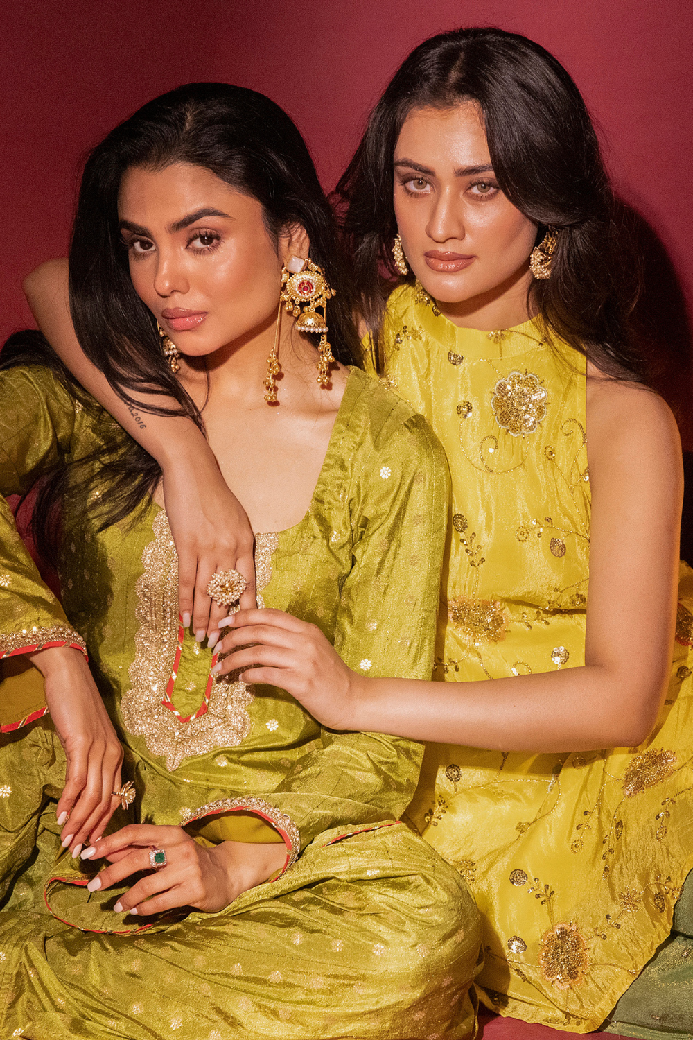 Green Kurta and Salwar Set