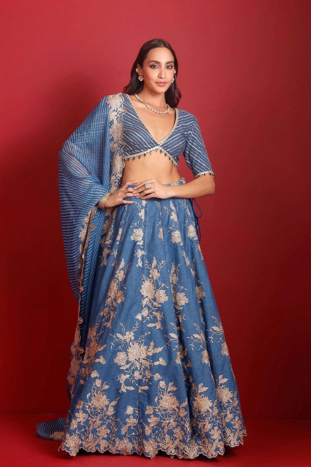 Navi Denim Lehenga