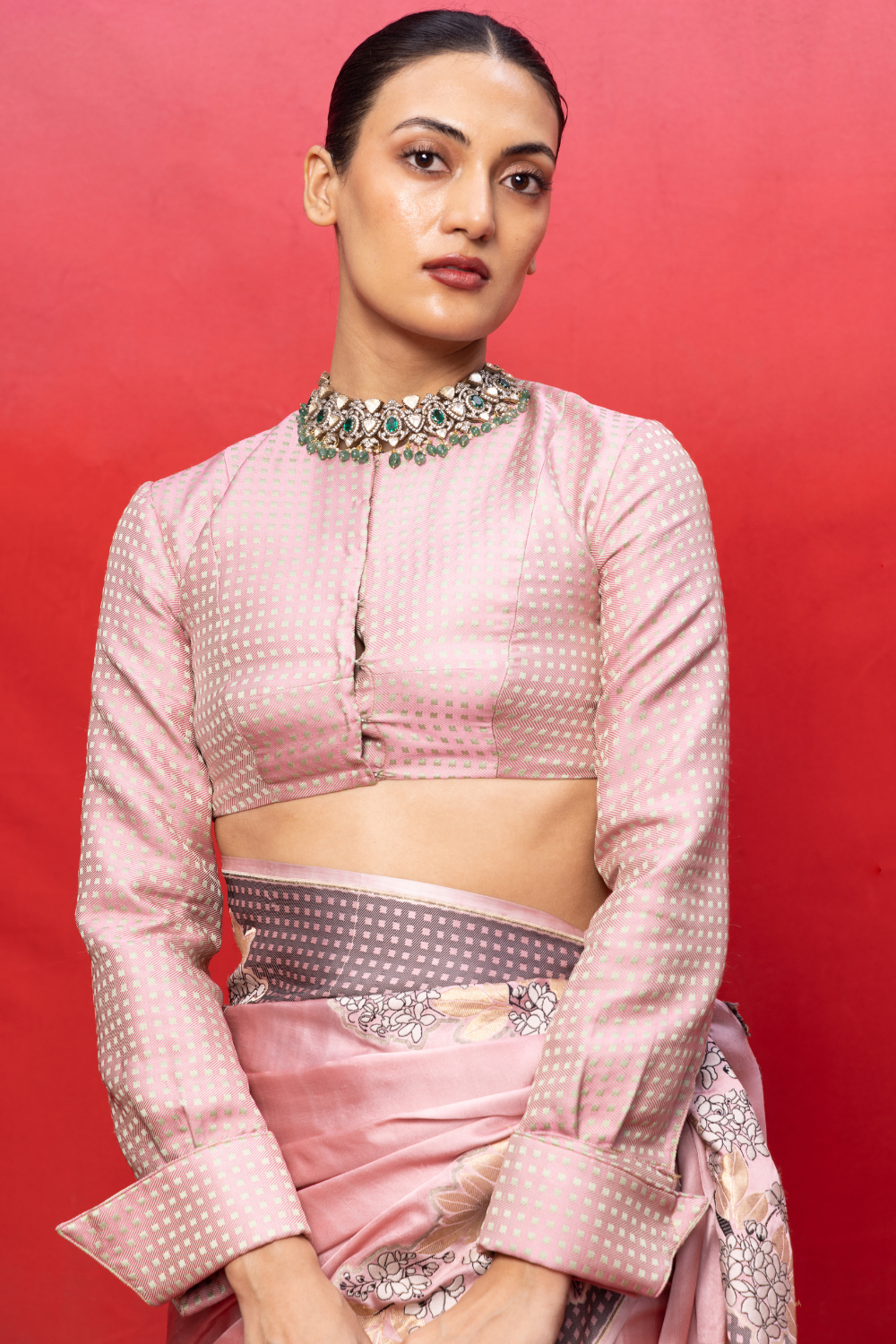 Handwoven PInk Silk Banarasi Saree