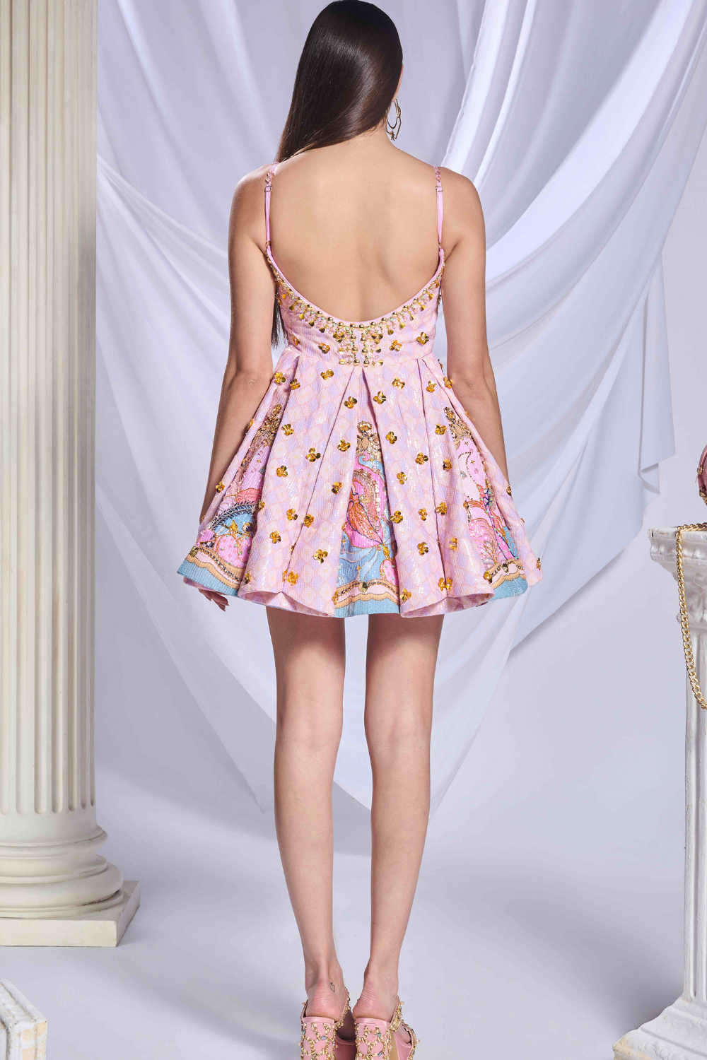 Preach Peach Baby Doll Dress