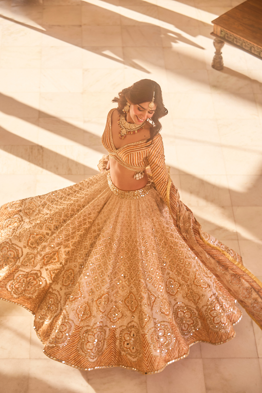 Desert Huse Printed Lehenga