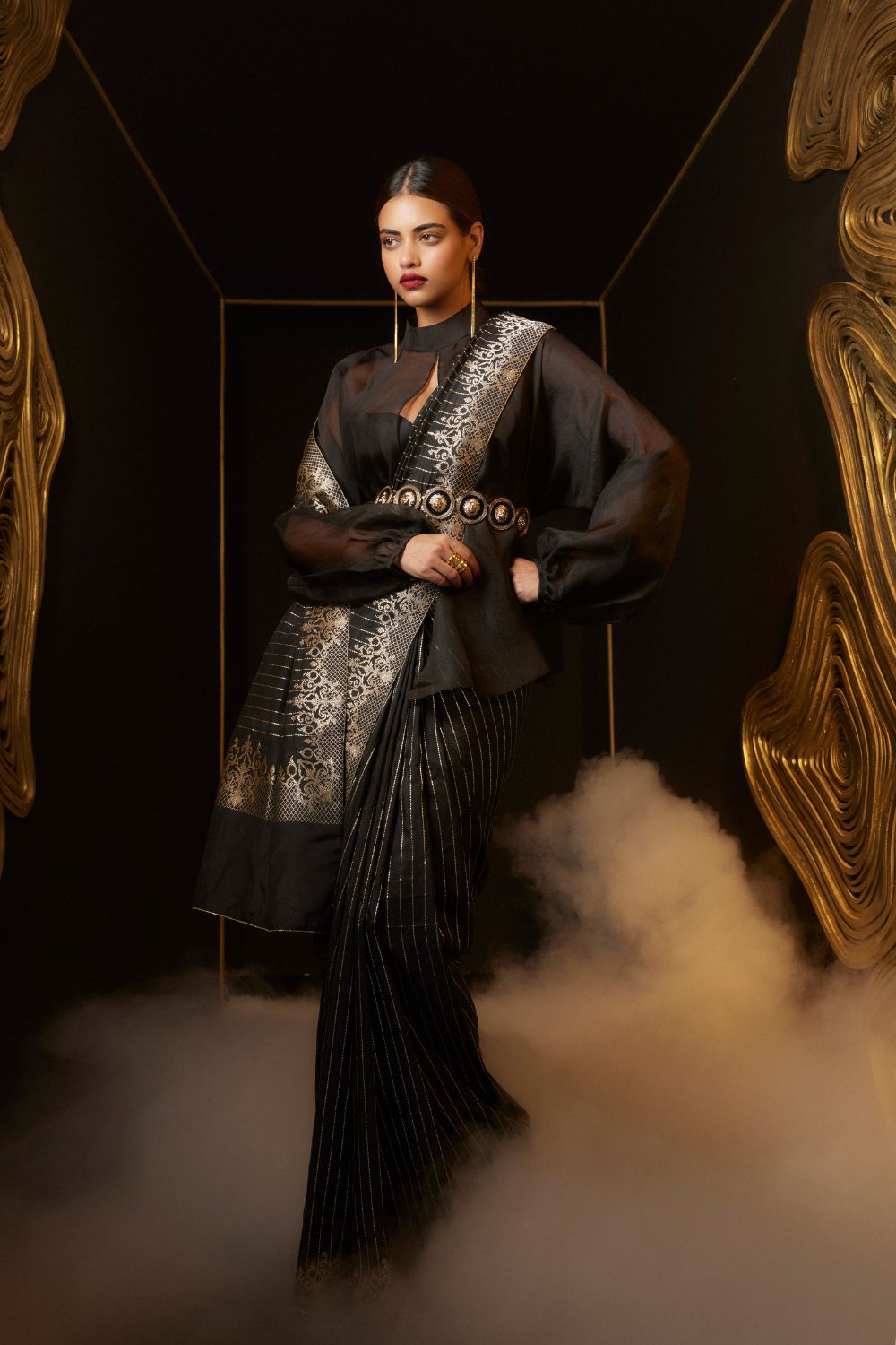 Femme Fatale SareeBlack