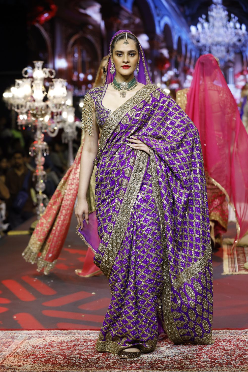 Banafsha Ombré Saree Set