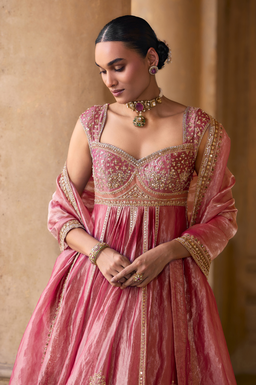 Gulnaar Anarkali Set