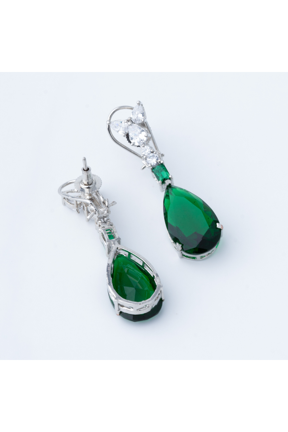 Emerald Radiance Statement Necklace Set