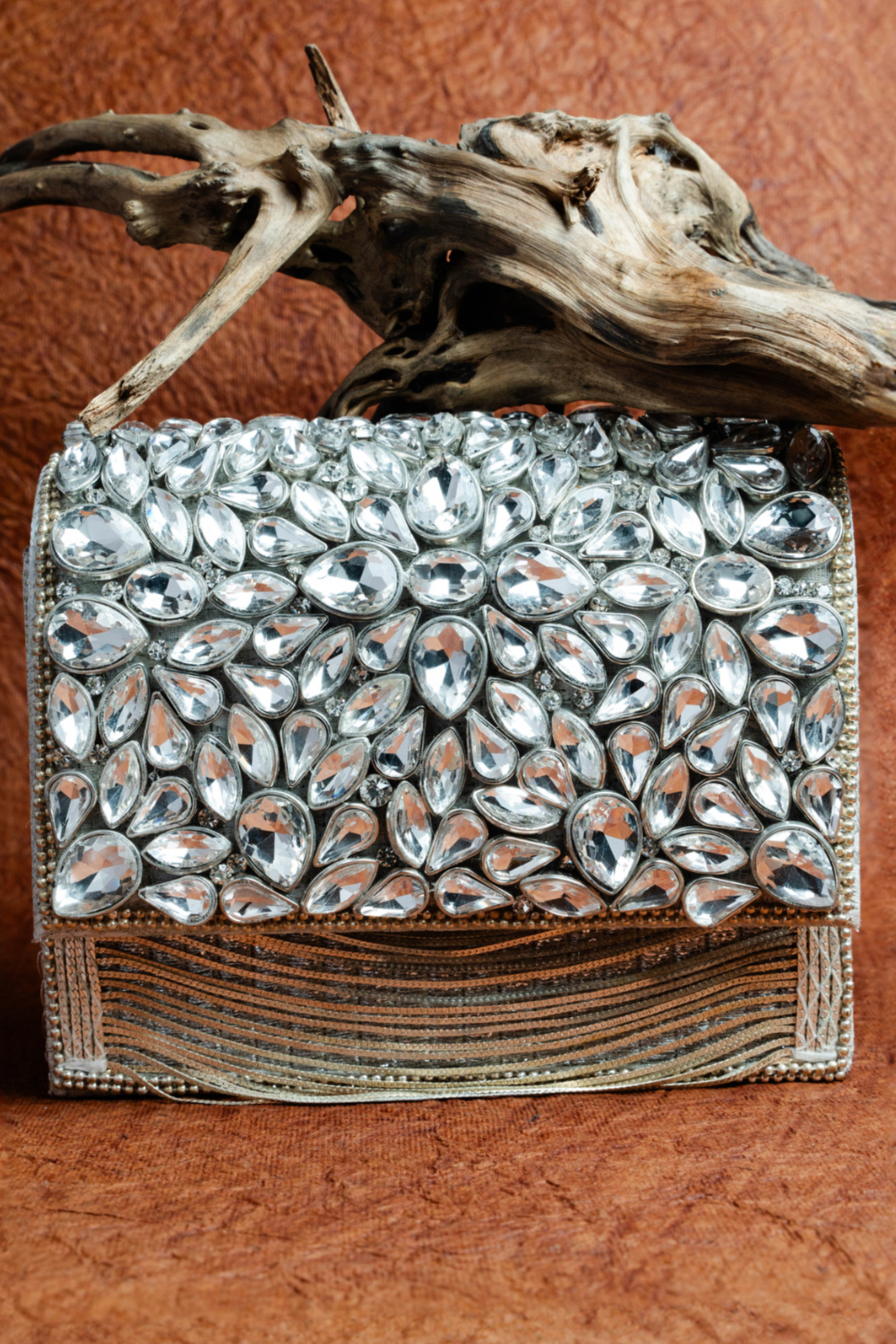Diamond Hinted Kasse Silver
