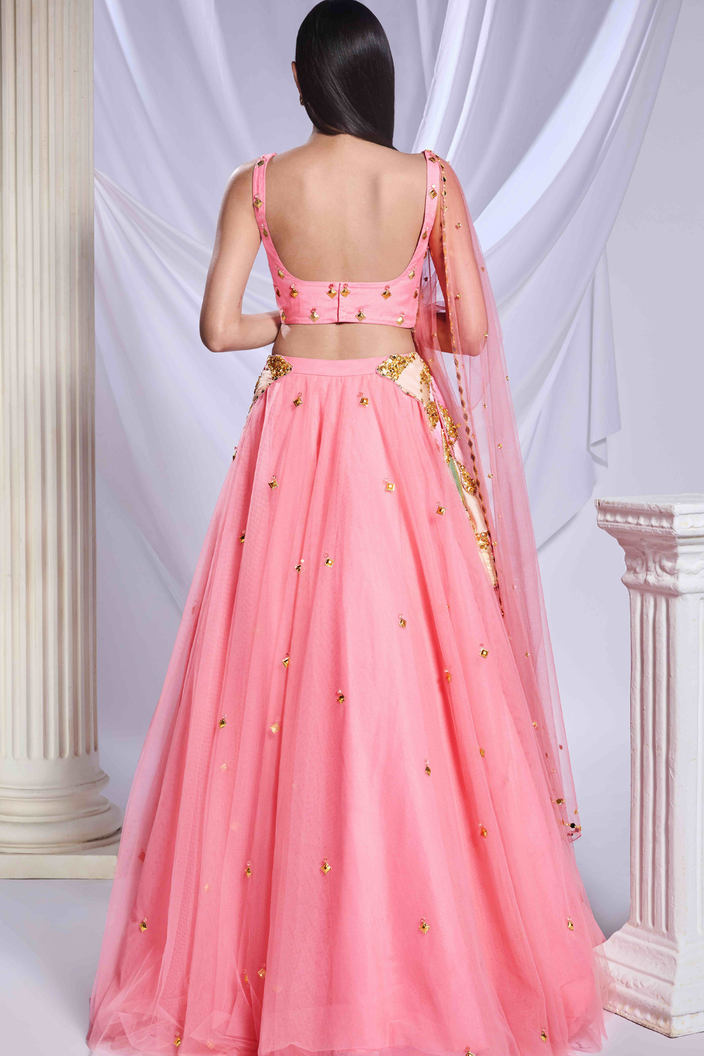 Preach Pink lehenga set