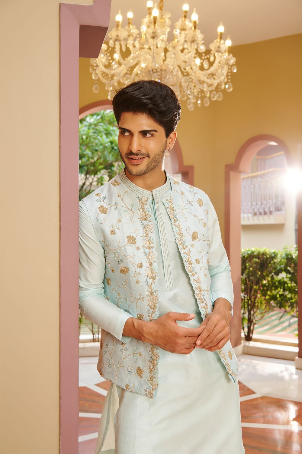 Gazal Nehru Jacket Set
