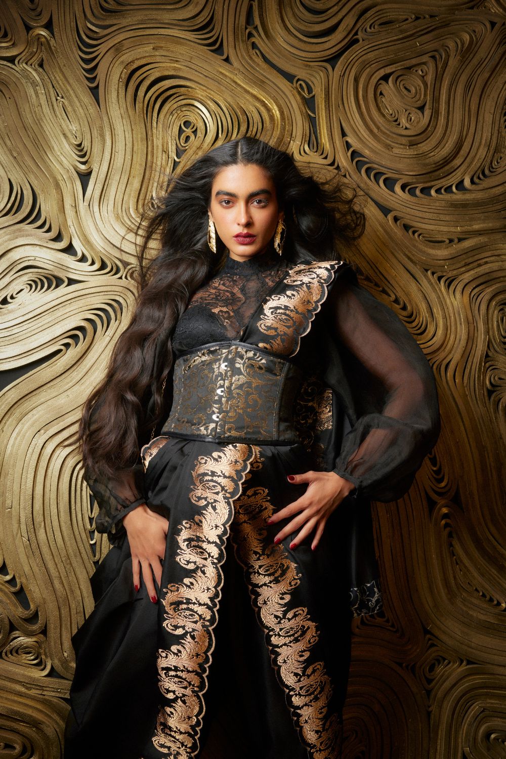 Only Yours Saree in Black