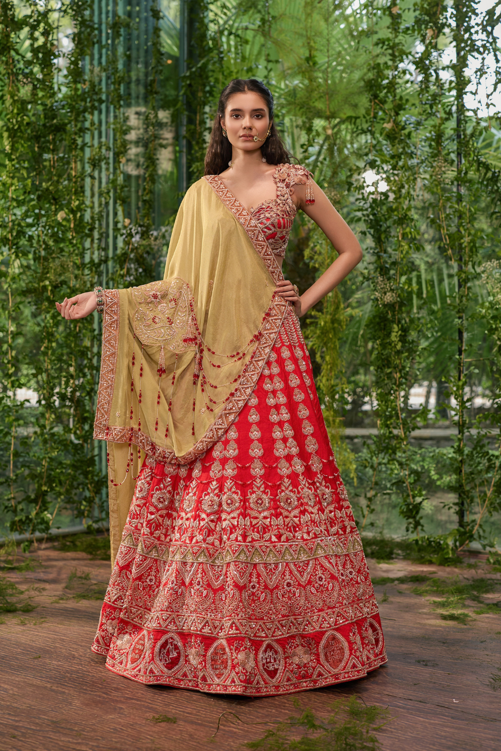 Mrig Vachan- The Deer’s Promise Lehenga
