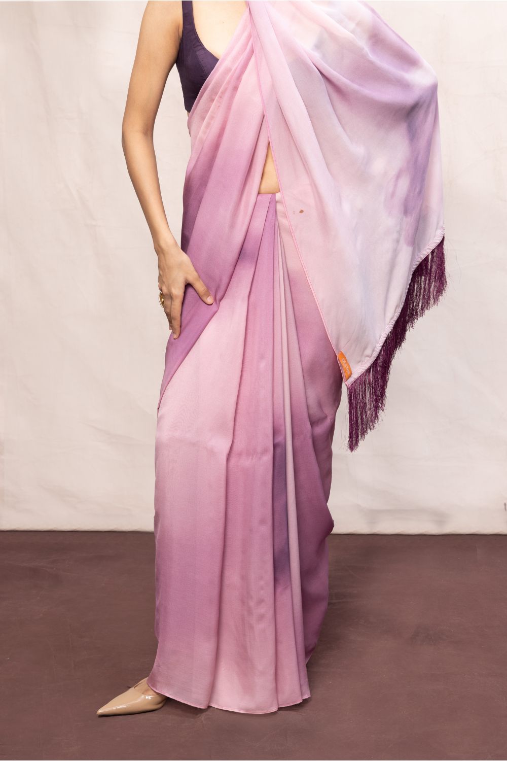 Multicolour Chiffon Digital Print Saree