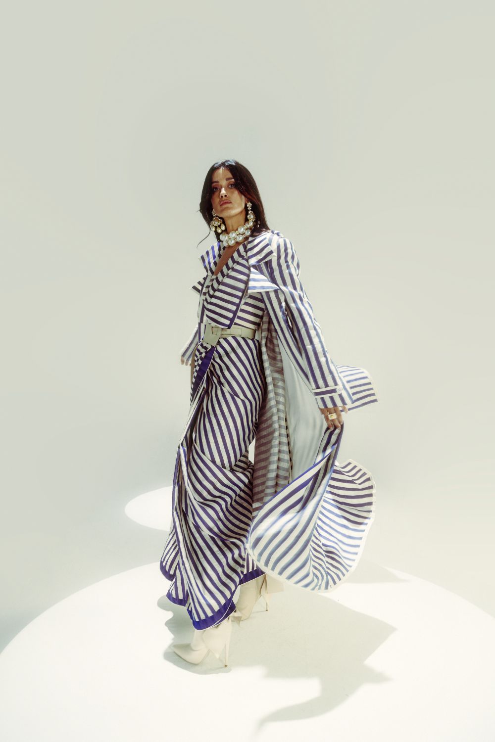 Closed Border Navy Nautical Stripe