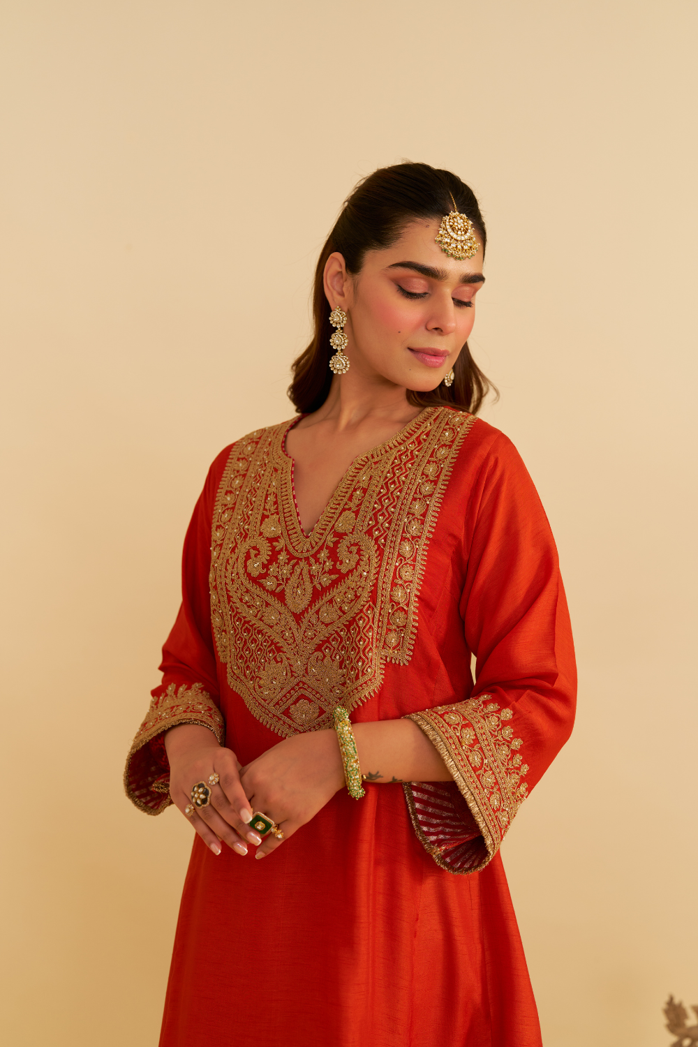 MEHZA - SHORT CHAUGA WITH SALWAR AND DUPATTA