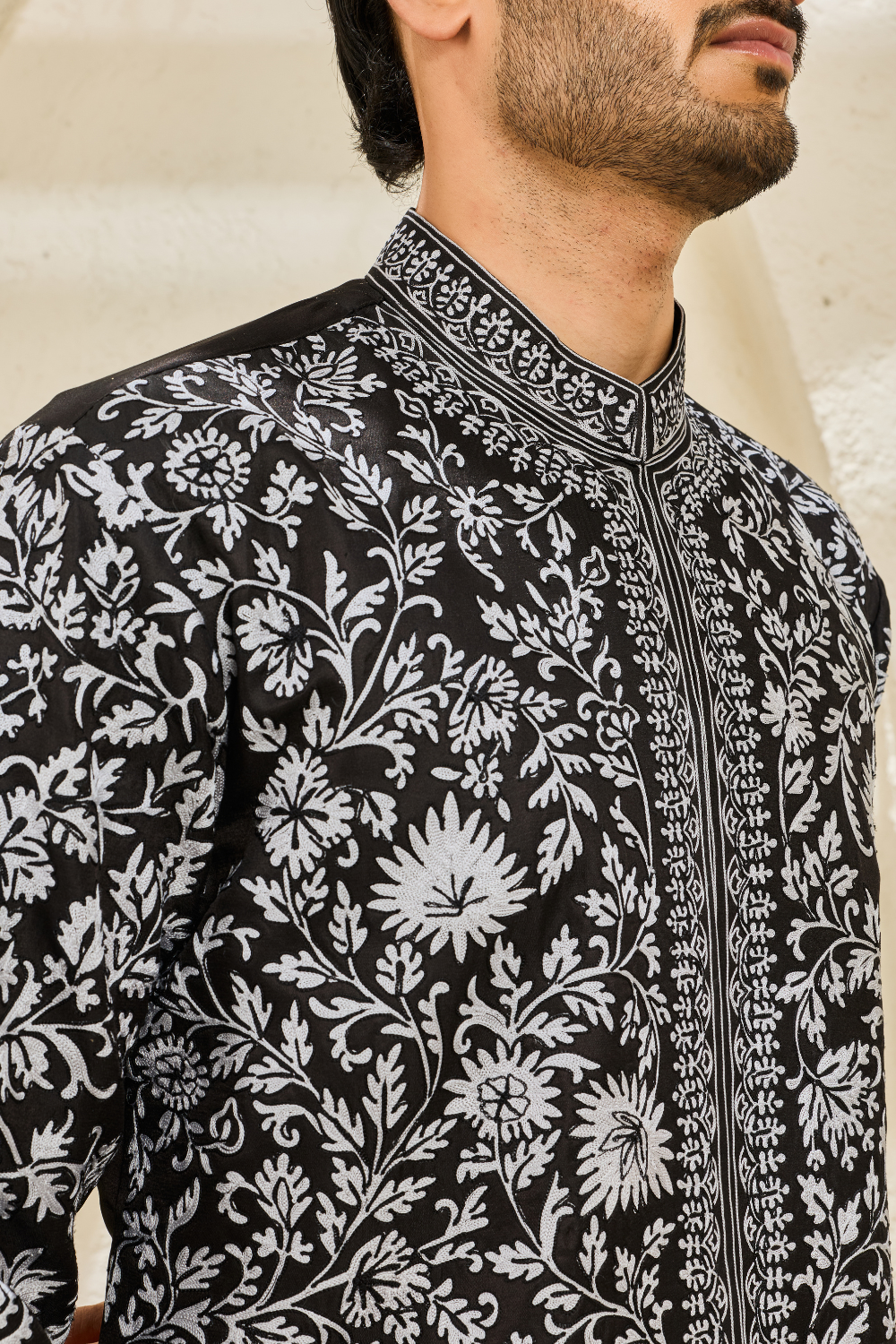 Shadowline Embroidered Kurta Set