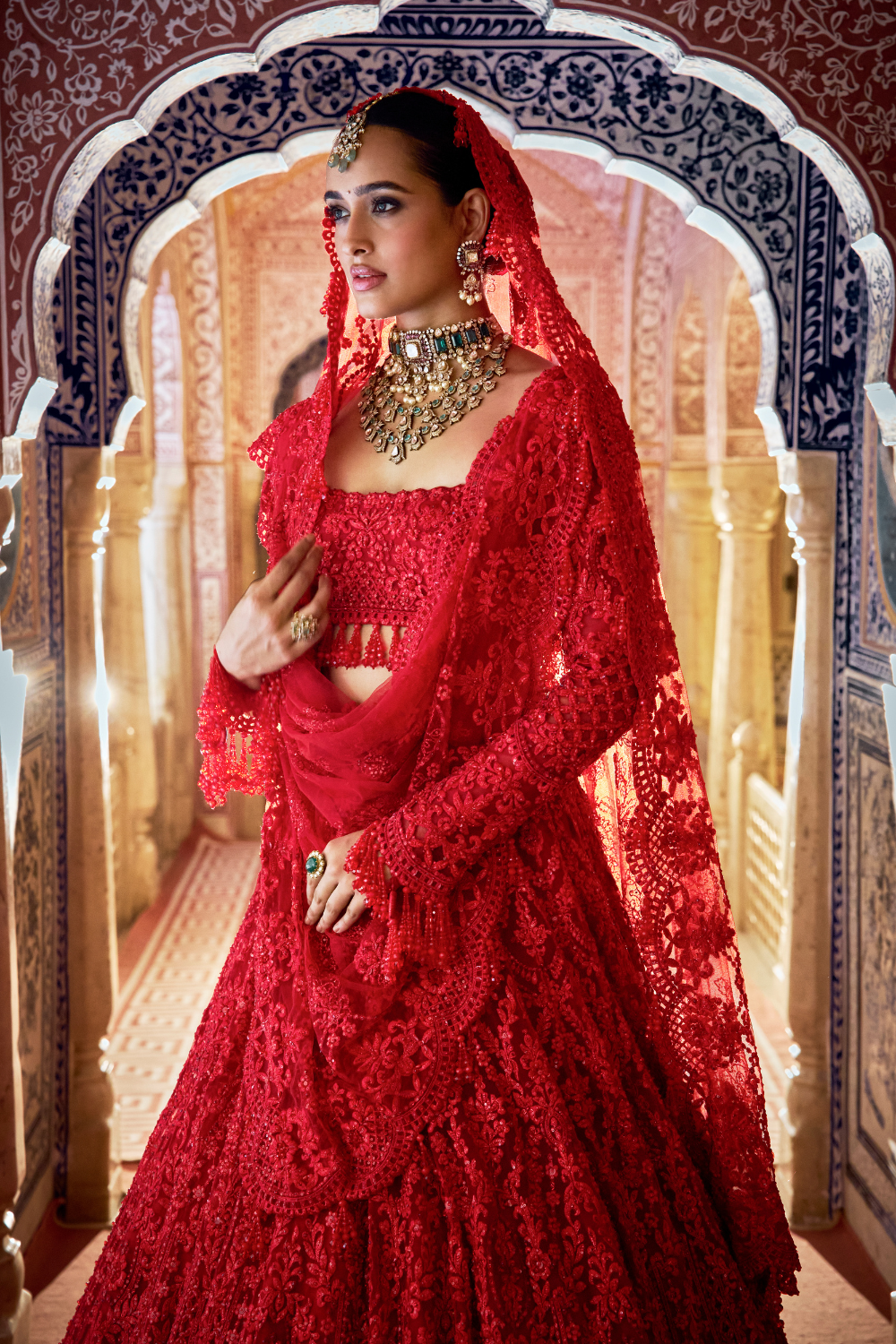 Red Lehenga Set