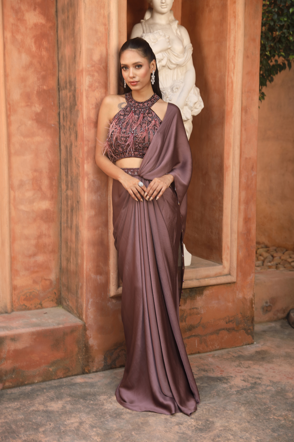 Dusky Desire Saree